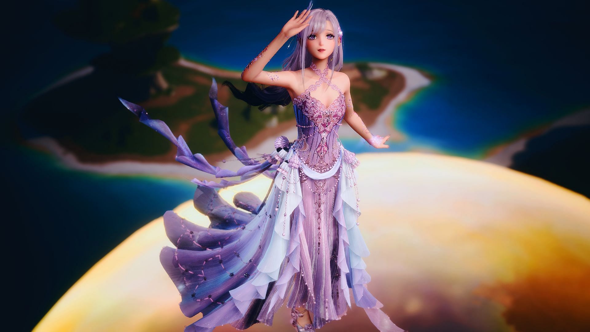 You can take pictures atop the Breezy Bubbleboat (Image via Sportskeeda Gaming/Infold Games)